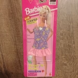 Barbie Purple Top with Pink Ruffle Dress